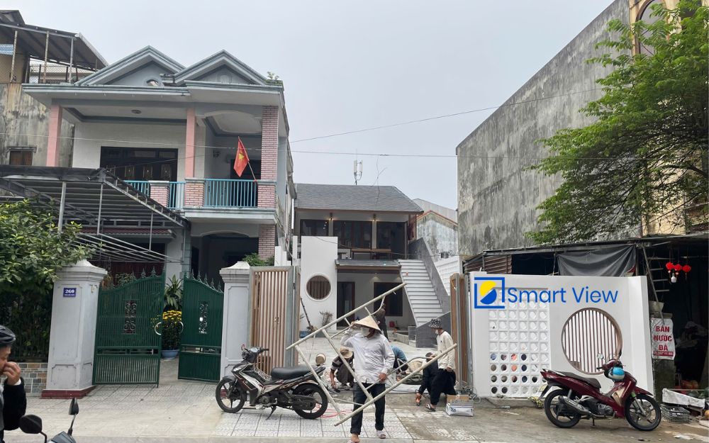Lắp đặt Motor cổng tự động âm sàn Dea Ghost 100 nhập khẩu Italia cho khách hàng tại Đường Phan Bội Châu, TP Huế