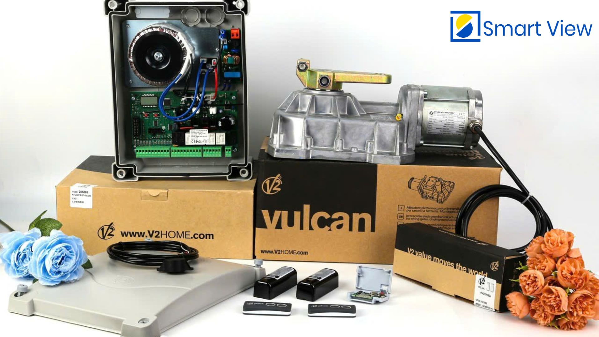 thi công Motor Cổng Âm Sàn Tự Động Vulcan V2 – 24V